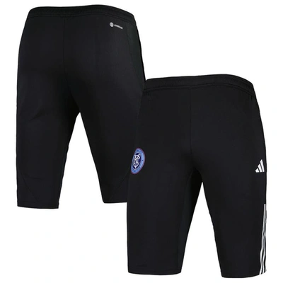 Adidas Originals Adidas Black New York City Fc 2023 On-field Training Aeroready Half Pants