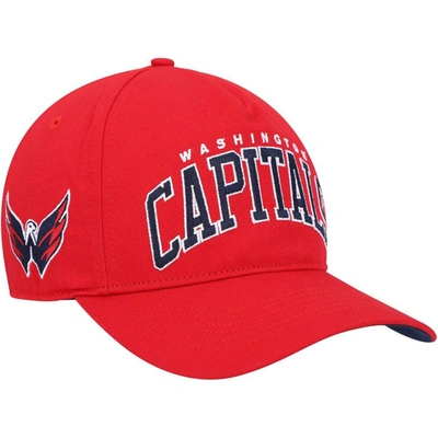 47 ' Red Washington Capitals Block Arch Hitch Snapback Hat