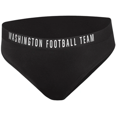 G-iii 4her By Carl Banks Black Washington Football Team All-star Bikini Bottom