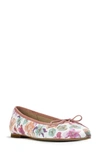 Jon Josef Barcelona Ballet Flat In Flower Multi