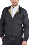 Barbour Royston Waxed Cotton Jacket In Royal Navy