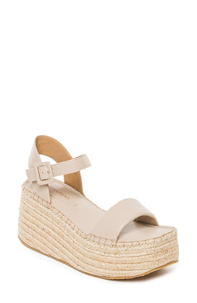 Bernardo Mallorca Espadrille Platform Sandal In Clay