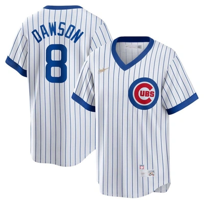 Nike Andre Dawson White Chicago Cubs Home Cooperstown Collection Player Jersey