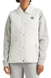 Lauren Ralph Lauren Quilted Water Repellent Vest In Cream