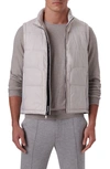 Bugatchi Quilted Vest In Stone