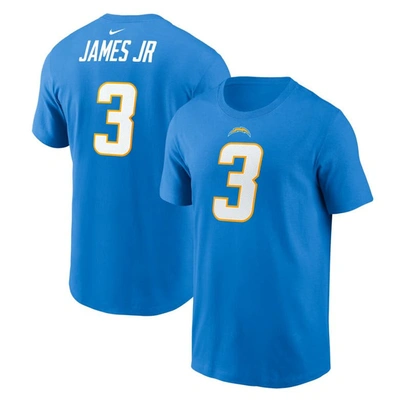 Nike Men's  Derwin James Jr. Powder Blue Los Angeles Chargers Player Name & Number T-shirt