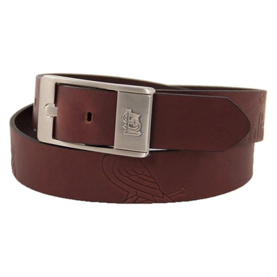 Eagles Wings Brown St. Louis Cardinals Brandish Leather Belt