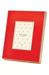 Kate Spade Make It Pop 4 X 6 Picture Frame In Red