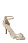 Bandolino Madia Ankle Strap Sandal In Gold 710