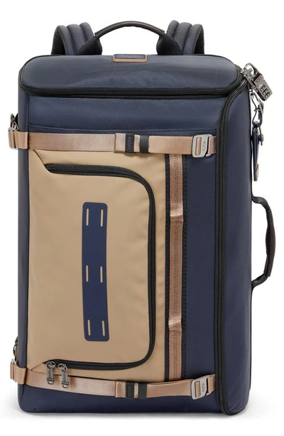 Tumi Alpha Bravo Endurance Convertible Backpack In Midnight Navy/khaki
