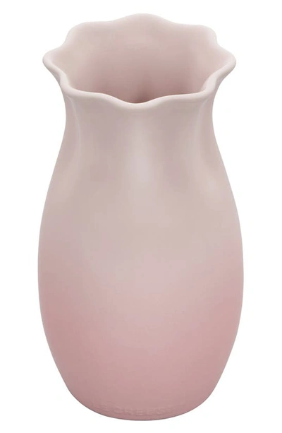 Le Creuset Small Stoneware Vase In Pink