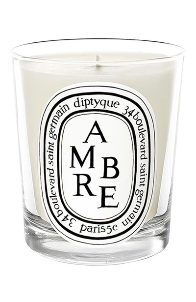 Diptyque Ambre (amber) Scented Candle In Colorless