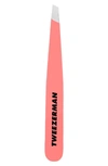 Tweezerman Mini Slant Tweezer In Pink