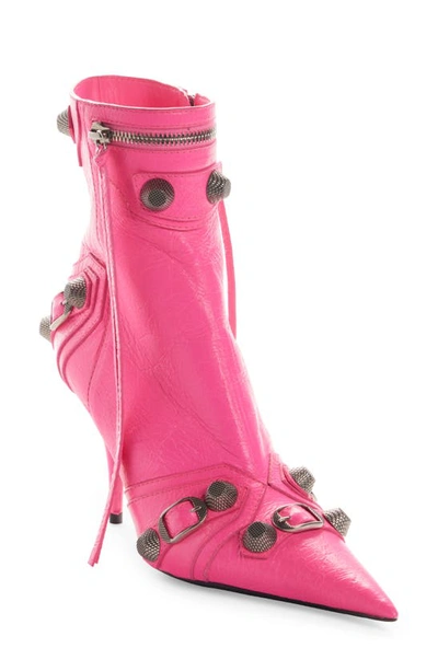 Balenciaga Cagole Boots In Pink