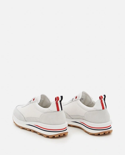 Thom Browne Tech Runner Sneakers Shoes In White