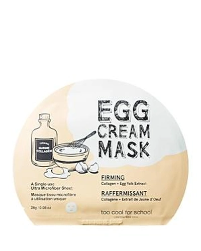 Too Cool For School Egg Cream Mask Firming 1 Single-use Mask