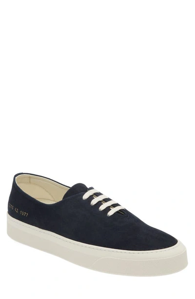 Common Projects Four Sole Low-top Sneakers In Black