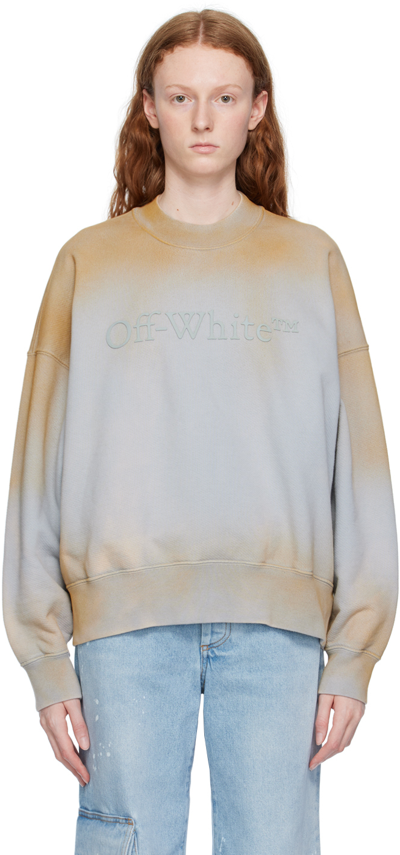 Off-white Laundry 仿旧卫衣 In Beige
