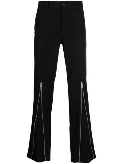 Comme Des Garçons Homme Deux Zipped Trousers In Black