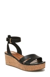 Sarto By Franco Sarto Primrose Platform Wedge Sandal In Black
