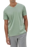 Robert Barakett Georgia Regular Fit V-neck T-shirt In Lime Green