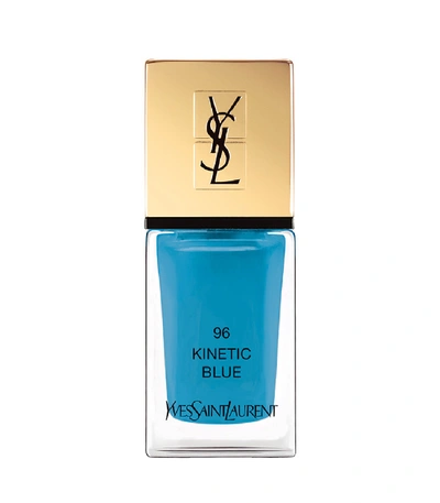 Saint Laurent La Laque Couture Spring Look Nail Lacquer In 96 Azul