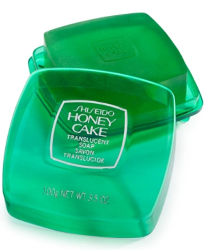 Shiseido Honey Cake Translucent Soap 3.5 oz In Green
