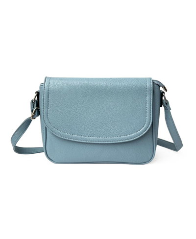 Nicci Crossbody With Front Flap In Blue