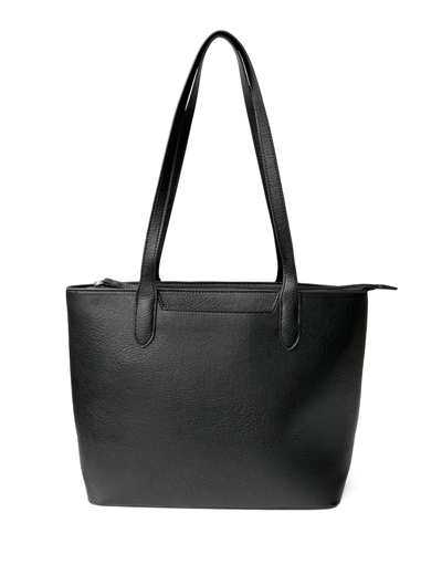 Nicci Tote With Slit Pocket In Grey