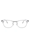 Ray Ban 49mm Optical Glasses In White