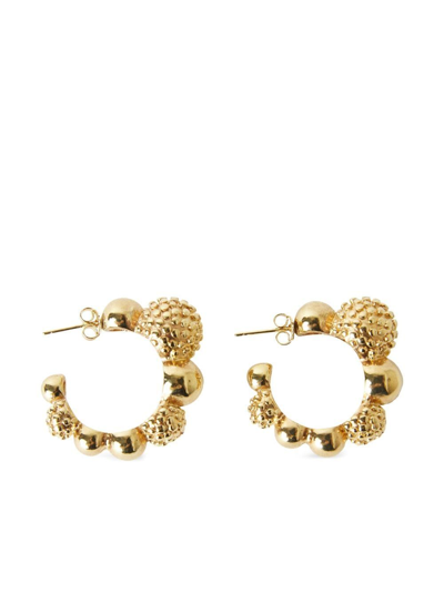Paola Sighinolfi Silvia Half Hoop Earrings In Gold