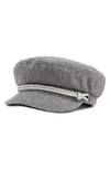 Brixton Ashland Fisherman Cap - Grey In Light Grey