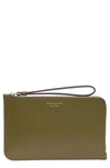 Kate Spade Cameron Medium Wristlet In Dried Moss