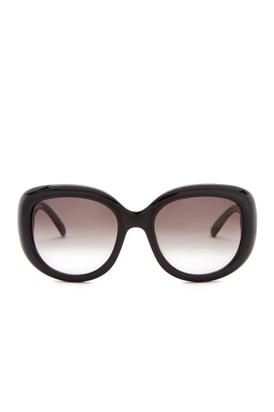 Ferragamo 53mm Oversized Sunglasses In Black