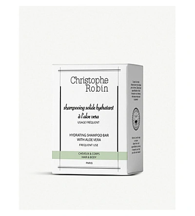 Christophe Robin Hydrating Shampoo Bar With Aloe Vera, 100g In Colorless