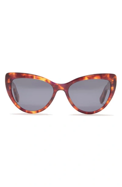Ferragamo Salvatore  56mm Cat Eye Sunglasses In Tortoise