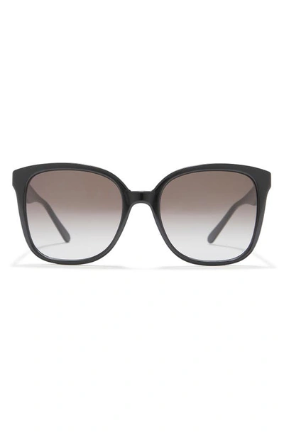 Ferragamo 56mm Square Sunglasses In Black