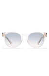 Ferragamo 52mm Tea Cup Sunglasses In Crystal Nude