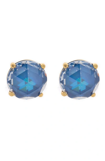 Kate Spade Round Stud Earrings In Sapphire