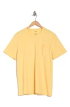 Abound Pocket Crewneck T-shirt In Yellow Reverse Chill Heather