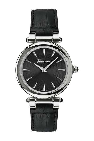 Ferragamo Idillio Watch, 36mm In Stainless Steel