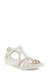 Ecco Women's Flash T Strap Sandal Women's Shoes In Limestone