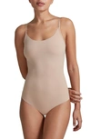 Commando Classic Cami Thong Bodysuit In Beige