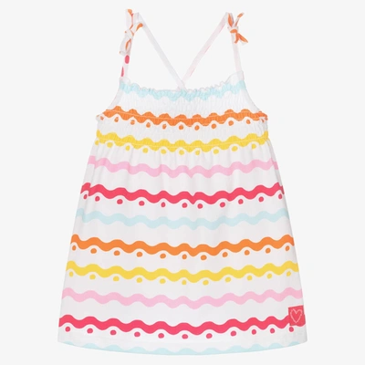 Agatha Ruiz De La Prada Babies'  Girls White Cotton Dress