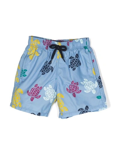 Vilebrequin Kids' Boys Blue Turtle Swim Shorts