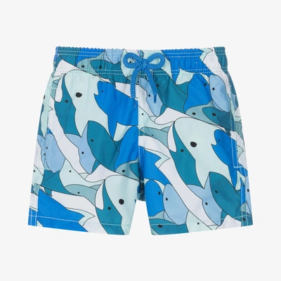 Vilebrequin Kids' Boys Blue Shark Swim Shorts