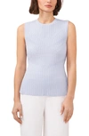 Halogen Sleeveless Peplum Sweater In Kentucky Blue