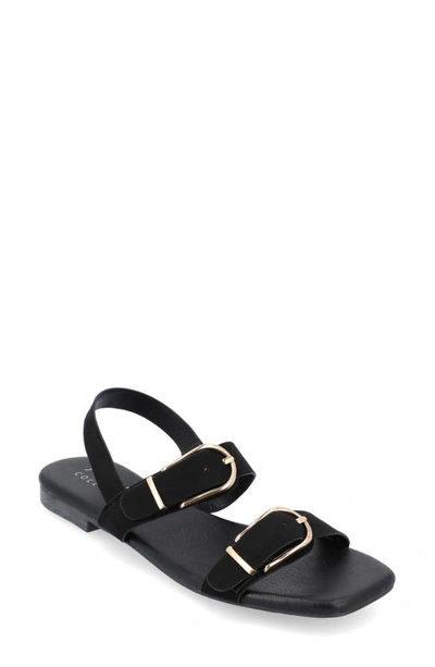 Journee Collection Twylah Sandal In Black