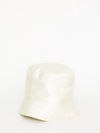 Moncler Logo Embroidered Bucket Hat In Beige