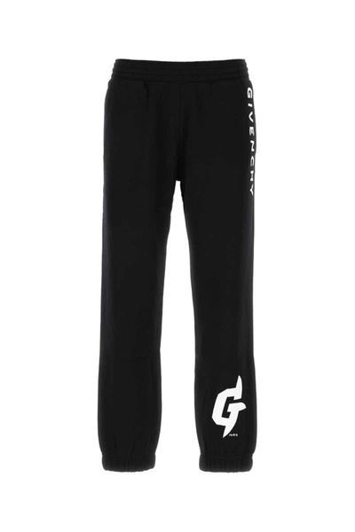 Givenchy Logo Printed Jogging Pants In Black